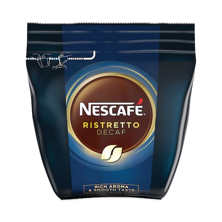 Ristretto Decaffeinated Blend Coffee, 8.8 oz Bag, PK4 -  NESCAFE, 12333388